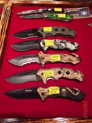 Hunting, tactical, pocket knives