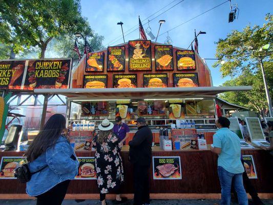 Food stand at Alameda County Fair