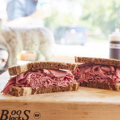 Bogart's housemade Pastrami Sandwich