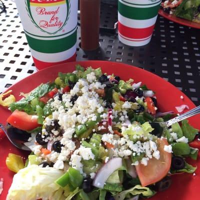 Greek Salad from Primos!