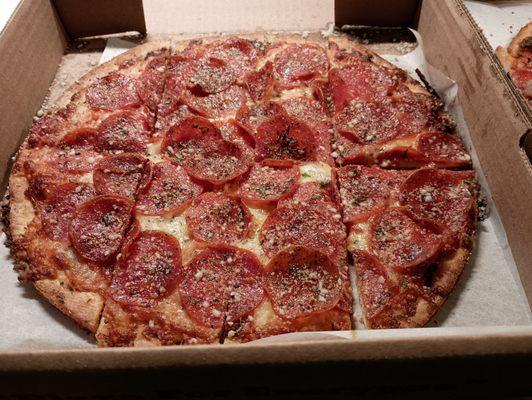 Thin crust pepperoni - excellent