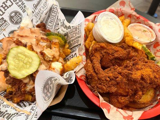 Half Order Of Urban Fries, Tender Basket