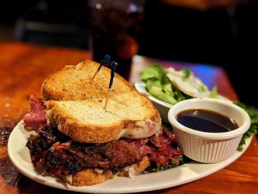 Corned beef sandwich. Added the au jus for dipping.