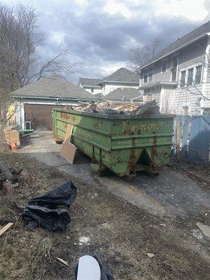 This is how Icon leaves yards. A neighbor of the customer called and complained to them. So they were asked to come pick it up.