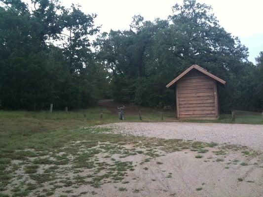 Entrance to primitive sites