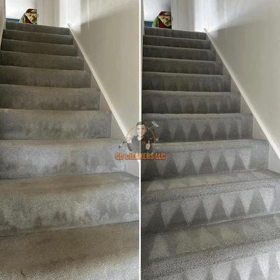 Bringing back the brilliance of a carpeted stairway