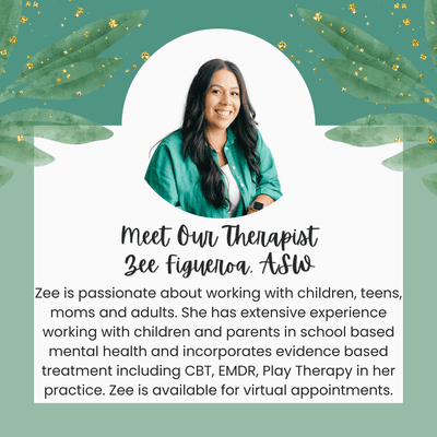 Meet our therapist, Zee Figueroa!