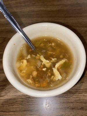 Sour and hot soup