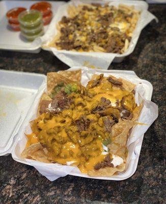 Carne Asada nachos