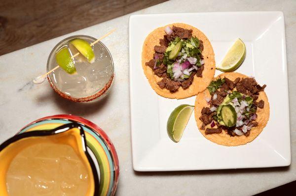 National Margarita Day - tacos and margaritas