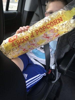 Big bag of popcorn $1.49