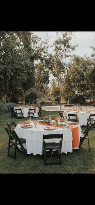 Tables and dance floor