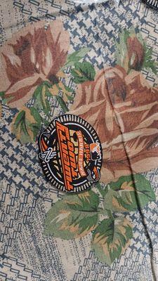 Woven label and patches and jiu jitsu suit