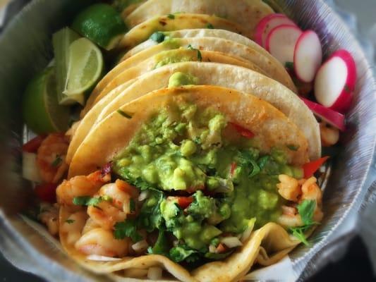 Shrimp tacos