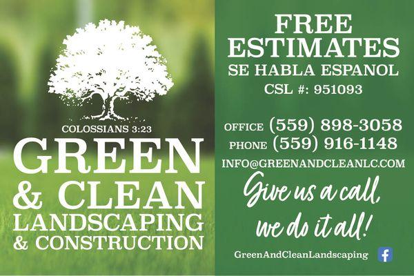 Green & Clean Landscaping & Construction