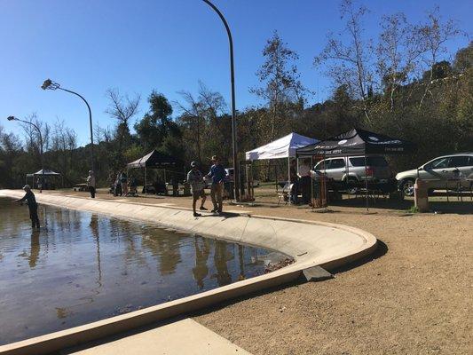 Club offered free lunch and test casting of all rods.