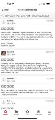 Please see our google reviews. Unfortunately Yelp filters legitimate reviews.