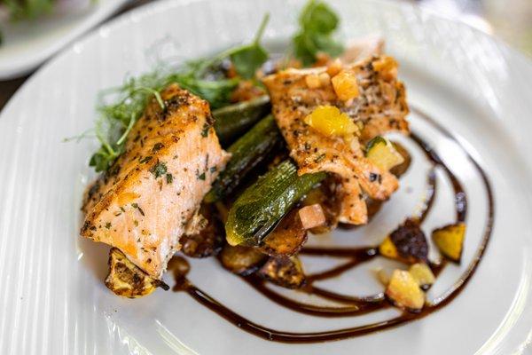 Seared Atlantic Salmon ($22)