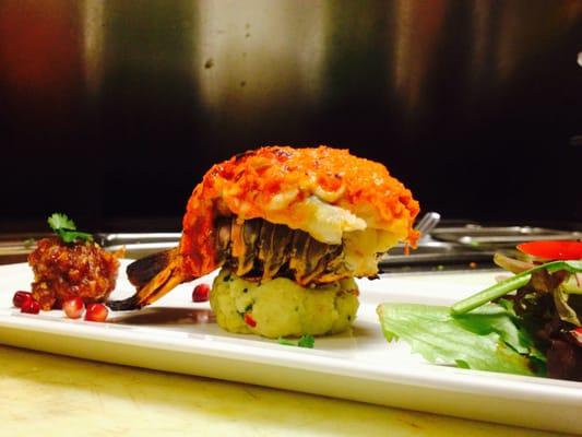 Tandoori lobster tail