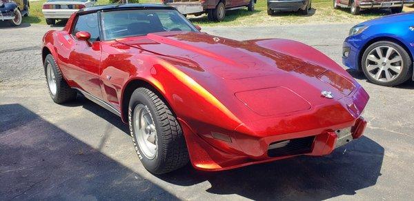 Corvette paint job