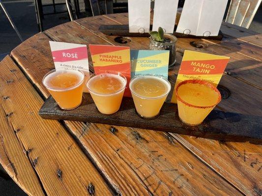 Cider sampler