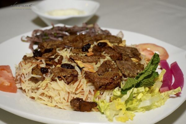 Beef shawarma dish