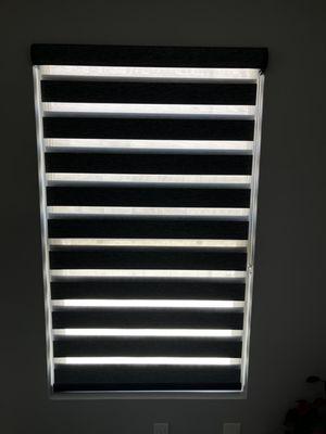 Zebra blinds installation