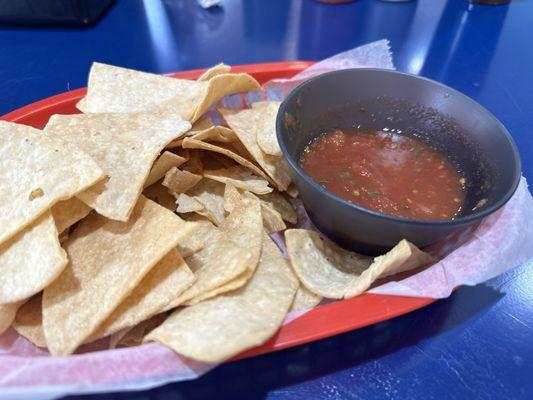 Complimentary Chips and Salsa