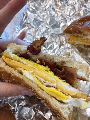 Bacon egg and cheese