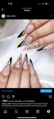 Stilettos nails