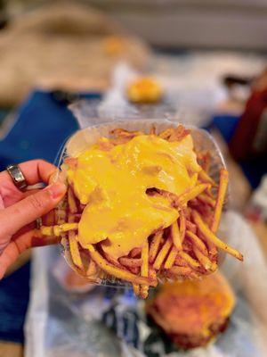 Fries with cheese sauce