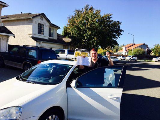 Great job Ken!  You passed the Rocklin DMV test the first time!  See you on the road.