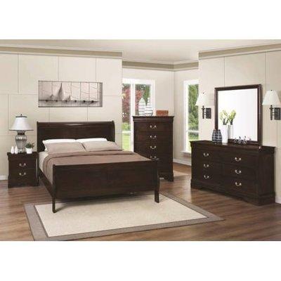 Louis Philippe Queen Bedroom Set for 399$! Set Includes:  Queen or Full bed Dresser Mirror Night stand  Limited time only! In Discount Fur