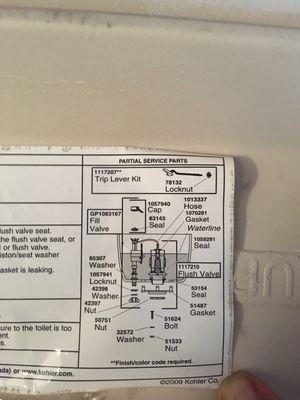 Please help yourself understand your old house: look on the underside of the toilet tank lid for more help !