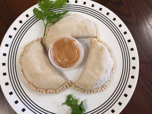 CHICKEN & beef empanadas