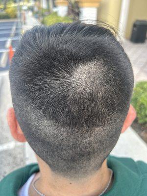 Not a high and tight cut