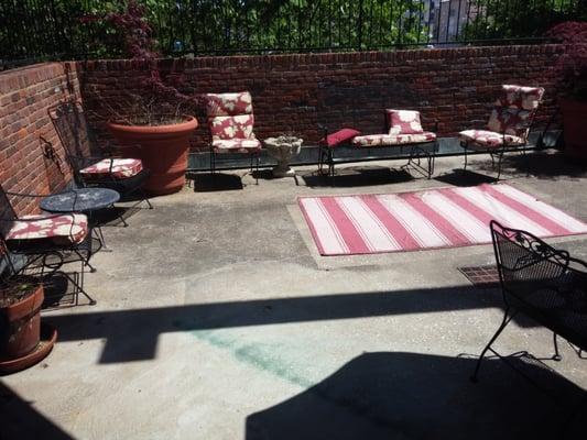 Patio may be used for special occasions