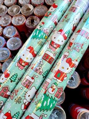 Hello kitty wrapping paper