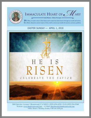 2018 Easter Celebration @ IHM