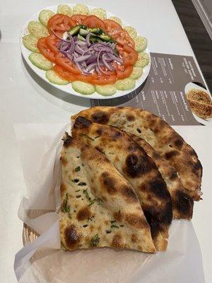 Punjabi Salad, Amritsari Kulcha