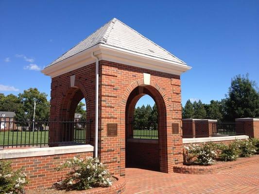 In front of old Parade Grounds.