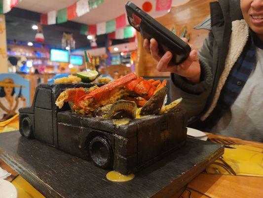 Molcajete estillo Mazatlan