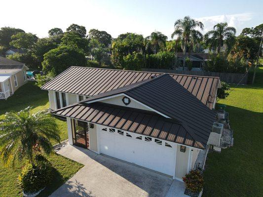 Mansford Brown Standing Seam Roof