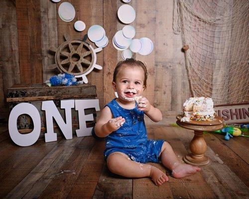 Cake smash photoshoot 
Modesto ca