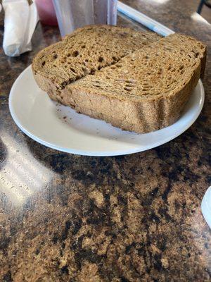 Rye toast