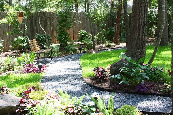 Let's have a conversation about putting in walkways and gardens on your property and it is Fall planting season.