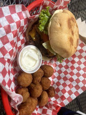 Urban cowboy + Side of Fried Mushrooms