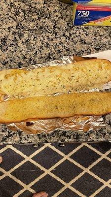 Garlic Bread Sicilian Style with Mozzarella