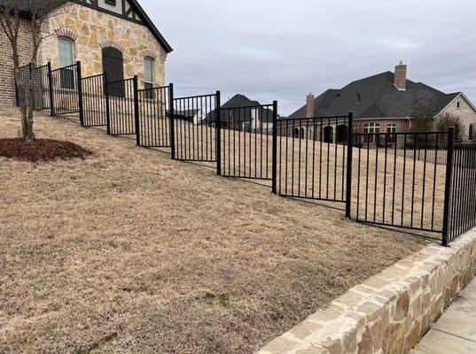 DFW Fence Pro wrought iron fence