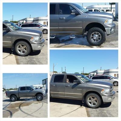 2009 Dodge 1500 4x4.. we installed a ProComp 6" lift kit assy and a new set of 35" tires .... added some steps and it looks l...